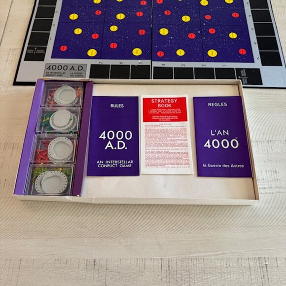 Vintage 1972 Waddington 4000 A.D. An Interstellar Conflict Game - Picture 5 of 9